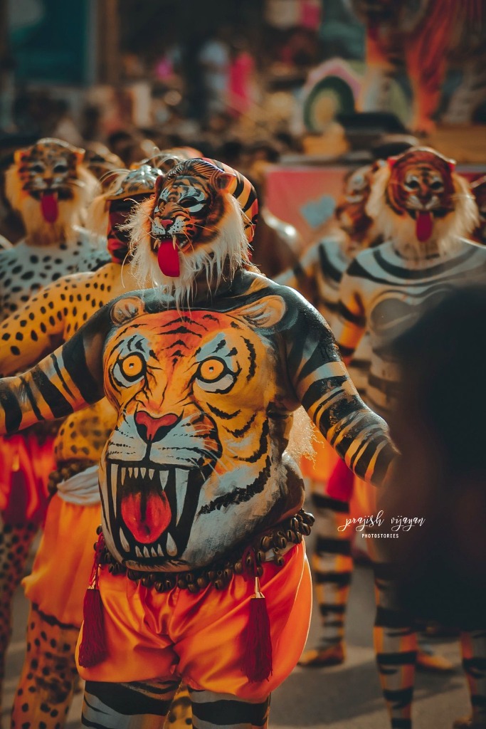 Pulikali Tiger Dance